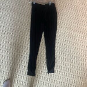 black super flowy light weight joggers with strings